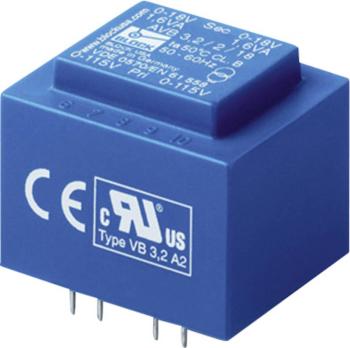Block AVB 1,5/2/15 transformátor do DPS 2 x 115 V 2 x 15 V/AC 1.50 VA 50 mA