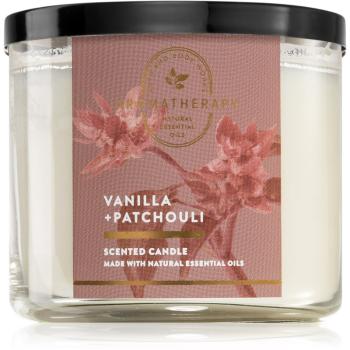 Bath & Body Works Vanilla + Patchouli vonná sviečka 411 g