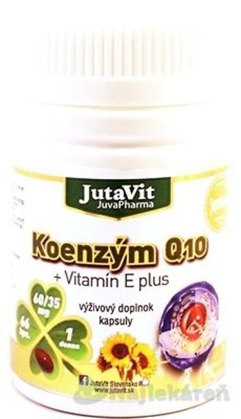 JutaVit Koenzým Q10 + vitamín E plus 66 kapsúl