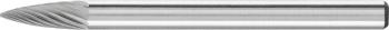 PFERD 21222553 frézovacie kolík  lomený oblúk  Dĺžka 37 mm Vonkajší Ø 3 mm Pracovná dĺžka 7 mm Ø hriadeľa 3 mm