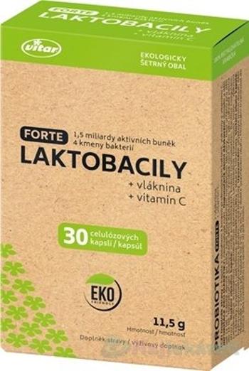 VITAR LAKTOBACILY FORTE + vláknina + vitamín C 30 kapsúl