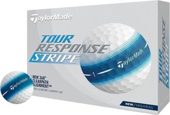 TaylorMade Tour Response Stripe Blue Golfové lopty