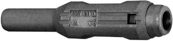 Stäubli SL205-BA zdierka pre banánik zásuvka, rovná Ø pin: 2 mm čierna 1 ks