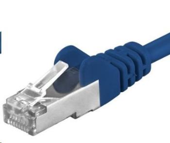 PREMIUMCORD Patch kábel CAT6a S-FTP, RJ45-RJ45, AWG 26/7 2m modrá