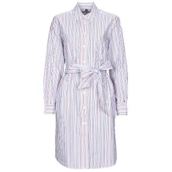 Tommy Hilfiger  ORG CO GBL STP KNEE SHIRT DRESS  Krátke šaty Biela