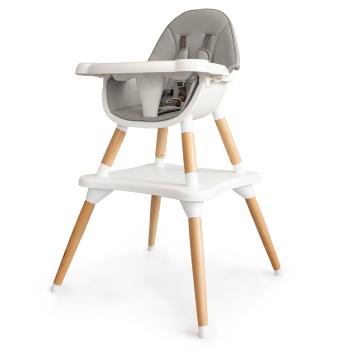 Jedálenská stolička Skanda 2v1 - šedá High chair skandi grey