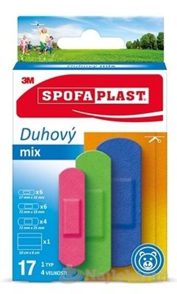 3M SPOFAPLAST č.606 Náplasti Dúhový mix,1 typ, 4 veľkosti 17ks