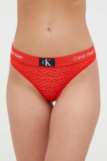 Tangá Calvin Klein Underwear červená farba