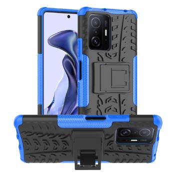 STAND Extra odolný obal Xiaomi 11T / 11T Pro modrý