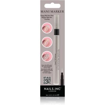 Nails Inc. Mani Marker ozdobný lak na nechty v aplikačnom pere odtieň Star Silver 3 ml