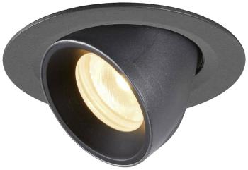 SLV NUMINOS GIMBLE XS 1005834 LED vstavané svetlo čierna  teplá biela je možné namontovať na strop, otočné , výkyvné