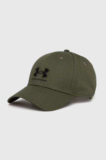 Šiltovka Under Armour zelená farba, s nášivkou, 1381645