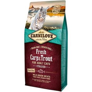 Carnilove fresh carp & trout sterilised for adult cats 6 kg (8595602527465)