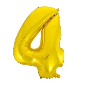 Balón fóliový číslica zlatá – gold 102 cm – 4 (8435102305258)