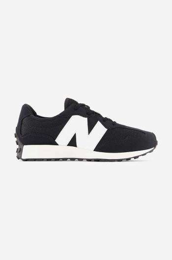 Detské tenisky New Balance GS327CBW čierna farba