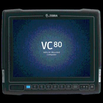 Zebra VC80X, Outdoor, USB, powered-USB, RS232, BT, Wi-Fi, ESD, Android