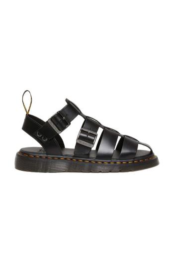 Kožené sandále Dr. Martens Garin dámske, čierna farba, DM30766001