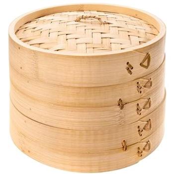 TESCOMA Naparovací košík bambusový NIKKO ¤ 20 cm, dvojposchodový (8595028408744)