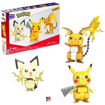 Mega Construx Postav a vystav si Pikachu a jeho vývojové trio (887961971552)