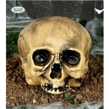 Dekorácia plastová lebka – Halloween (8434077262771)