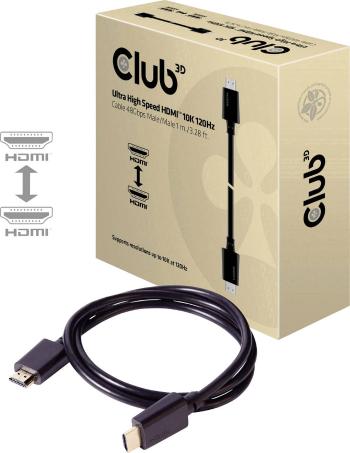 club3D HDMI prepojovací kábel #####HDMI-A Stecker, #####HDMI-A Stecker 1.00 m čierna CAC-1371  #####HDMI-Kabel