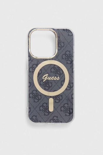 Puzdro na mobil Guess iPhone 14 Pro 6.1" šedá farba