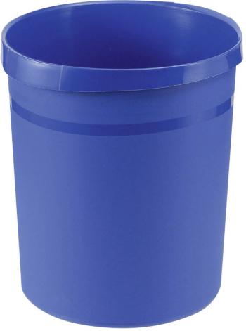 HAN Grip 18190-14 odpadkový kôš 18 l (Ø x v) 312 mm x 350 mm polypropylen modrá 1 ks