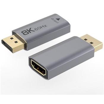 PremiumCord adaptér DisplayPort - HDMI, 8K/60Hz, 4K/144Hz Male/Female, pozlacené konektory (kportad30)