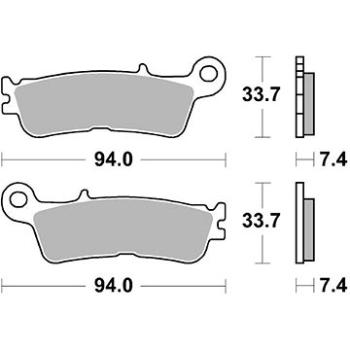 Braking brzdové doštičky (sinterová zmes CM44) (2 ks) M501 – 363 (M501-363)