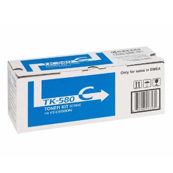 Kyocera originál toner TK580C, cyan, 2800str., 1T02KTCNL0, Kyocera FS- C5150DN, O