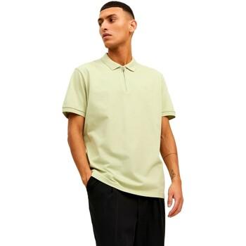 Jack & Jones  Polokošele s krátkym rukávom POLO CIERRE CREMALLERA HOMBRE JACK   JONES 12236235  Zelená