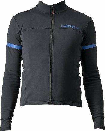 Castelli Fondo 2 Full Zip Dres Light Black/Blue Reflex L