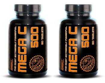 1+1 Zadarmo: Mega C 500 + šípky od Best Nutrition 90 tbl. + 90 tbl.