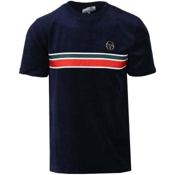 Sergio Tacchini  Ayme Velour T-Shirt Maritime Blue  Tričká a polokošele Modrá