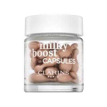 Clarins Milky Boost Capsules 03 tekutý make-up pre zjednotenú a rozjasnenú pleť 30 x 0,2 ml