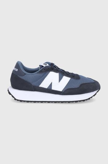 Topánky New Balance MS237CA tmavomodrá farba