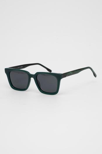 Slnečné okuliare Answear Lab dámske, zelená farba