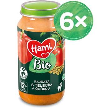 Hami BIO Paradajky s teľacím a šošovicou 6× 250 g (5900852058226)