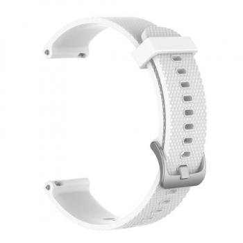 Huawei Watch GT/GT2 46mm Silicone Bredon remienok, White (SHU001C02)