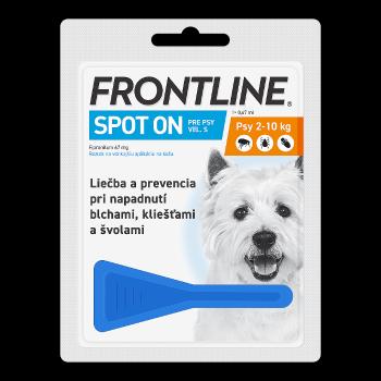 FRONTLINE Spot-On pre psy S (2-10 kg) 1x0,67 ml
