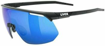 UVEX Pace One Black Mat/Mirror Blue Cyklistické okuliare