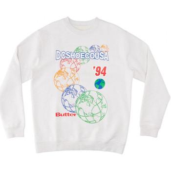 DC Shoes  Mikiny Dc x bg world crewneck  Šedá