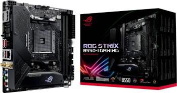 Asus ROG STRIX B550-I GAMING Základná doska Socket AMD AM4 Tvarový faktor Mini-ITX Čipová sada základnej dosky AMD® B550