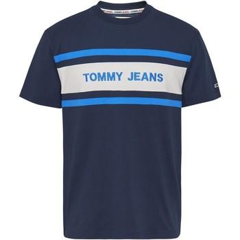 Tommy Jeans  Tričká s krátkym rukávom CAMISETA AZUL HOMBRE   DM0DM13820  Modrá