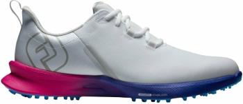 Footjoy FJ Fuel Sport Mens Golf Shoes White/Pink/Blue 43