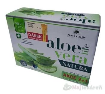 Pharma Activ AloeVeraLife Natura 2+1 1000 ml + Vitamín Lipo C 15 sáčků