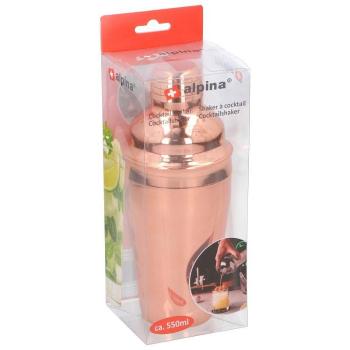 ALPINA Shaker na koktejly nerez ocel 550 ml rosegoldED-249589bronz