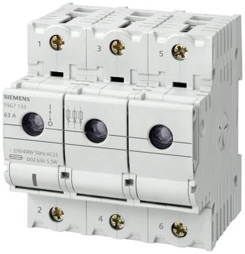 Siemens 5SG7133 výkonový odpínač   Veľkosť poistky = D02  63 A  400 V 1 ks
