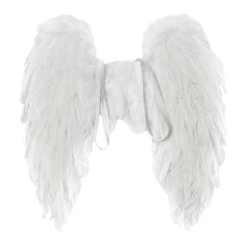 Anjelské krídla z peria 50 × 50 cm (8595138559541)