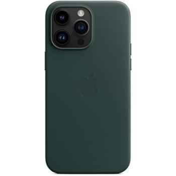 Apple iPhone 14 Pro Max Kožený kryt s MagSafe píniovo zelený (MPPN3ZM/A)